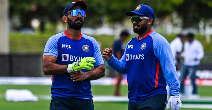 Dinsh Karthik and Rishabh Pant
