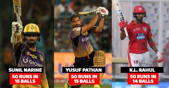 fastest Fifty IN IPL