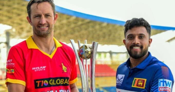 ZIM VS SL FIRST ODI LIVE